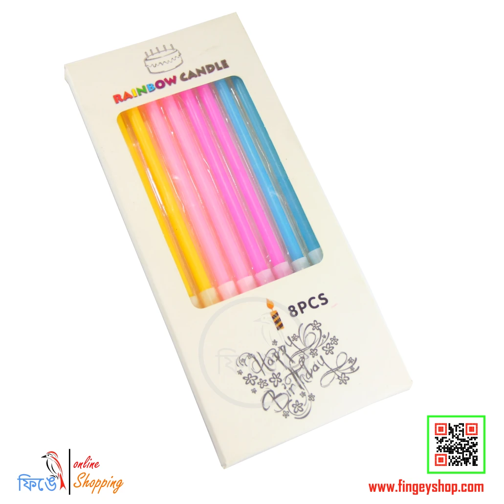 Birthday Party Multicolor Candle from Fingey Ecommerce/ Fingey ECOM