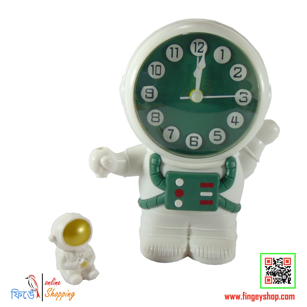 Children's Astronaut desk clock with sharpener from Fingey Ecommerce/ Fingey ECOM