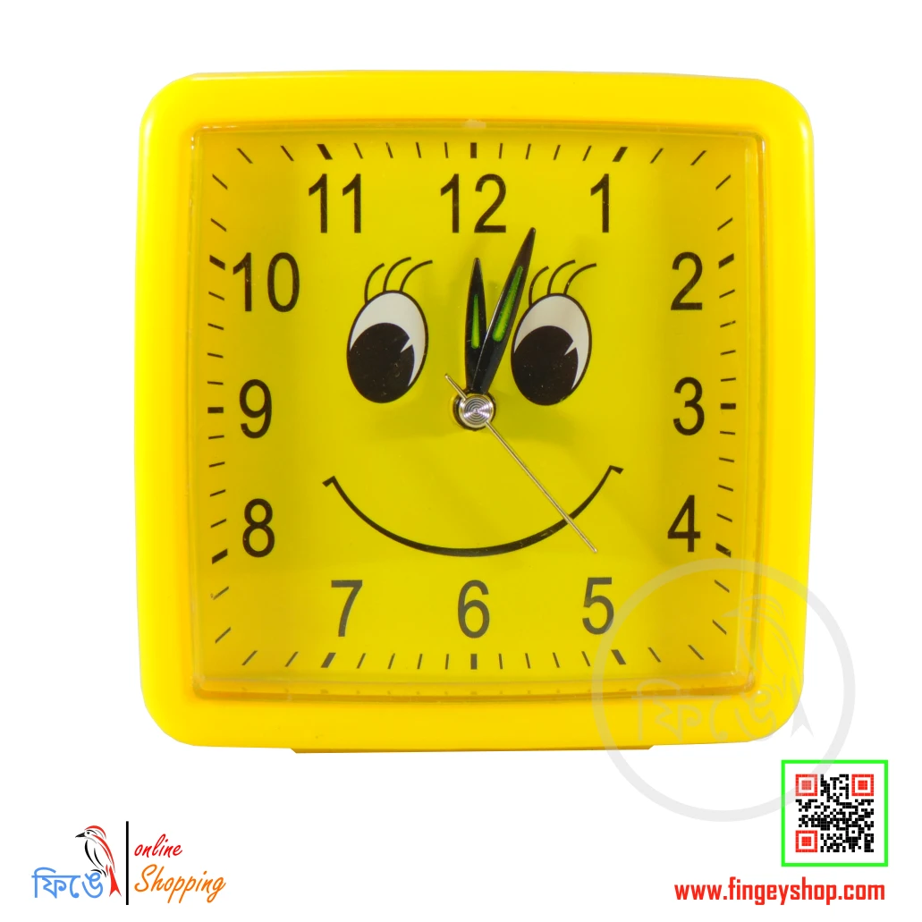 Children's Emoji desk clock from Fingey Ecommerce/ Fingey ECOM