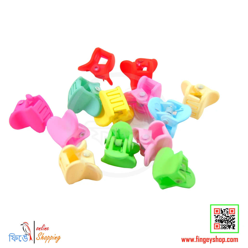 Colorful children's micro hairclip clamp from Fingey Ecommerce/ Fingey ECOM