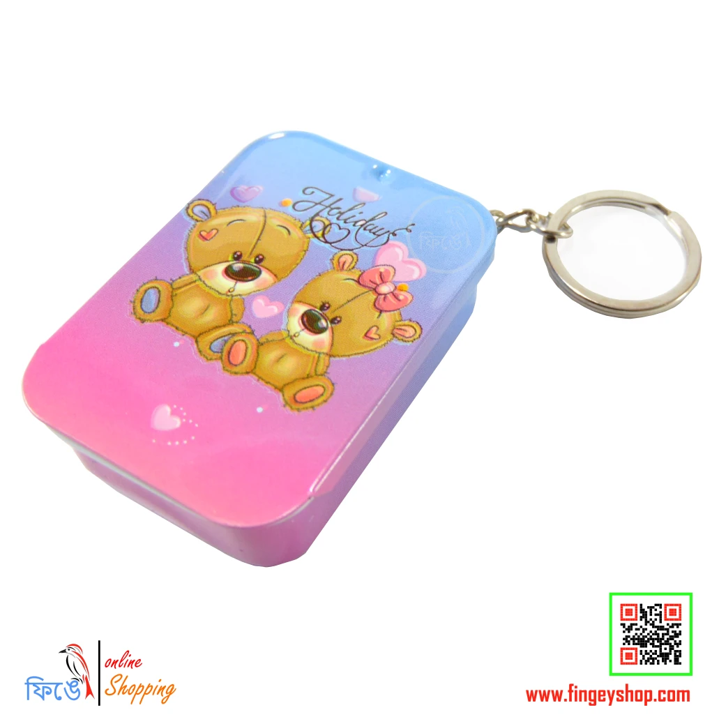 Children's cute metal keyring from Fingey Ecommerce/ Fingey ECOM